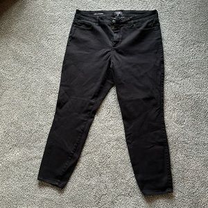 Worn once - Black Stretch Pants/jeans